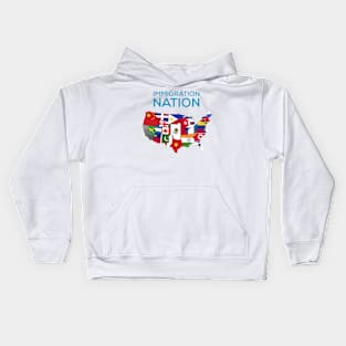 USA Immigration Nation Kids Hoodie